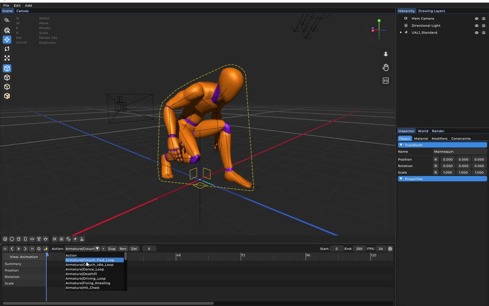 Animation Studio: Rigging and animation