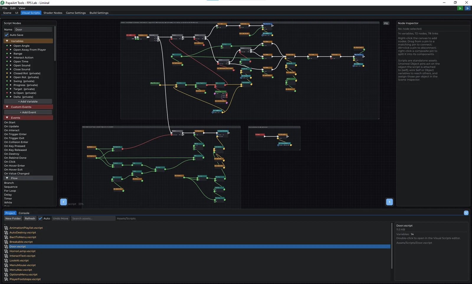 FPS Lab: Visual scripting